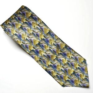 Jerry Garcia Collection Necktie Tie Multicolored 100% Silk Not For Resale Office
